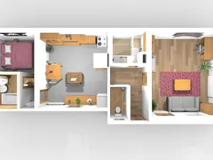 Pronájem rodinného domu, Řepín, Libeňská, 53 m2