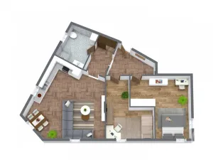 Pronájem bytu 3+kk, Ostrava - Heřmanice, Koněvova, 84 m2