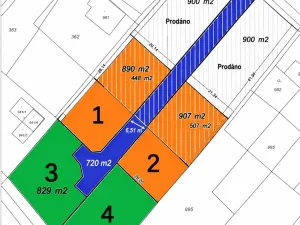 Prodej pozemku pro bydlení, Bohumín - Skřečoň, 907 m2