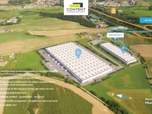 Pronájem výrobních prostor, Zdice, Komenského, 12600 m2