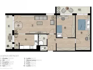 Prodej bytu 3+1, Praha - Vršovice, Uzbecká, 70 m2