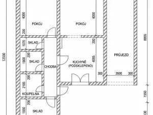 Pronájem rodinného domu, Kostelany nad Moravou, 93 m2