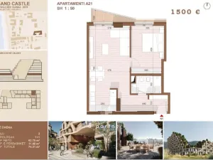 Prodej bytu 2+kk, Shengjin, Albánie, 39 m2
