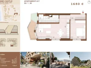 Prodej bytu 2+kk, Shengjin, Albánie, 39 m2