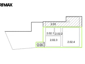 Pronájem bytu 2+kk, Olomouc - Hodolany, Hodolanská, 56 m2