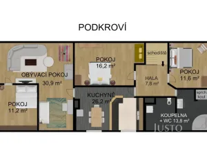 Prodej rodinného domu, Zdíkov - Masákova Lhota, 232 m2