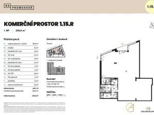 Prodej obchodního prostoru, Brno, 172 m2