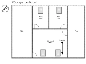 Prodej chalupy, Roudno, 173 m2