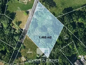 Prodej louky, Liberec, 1465 m2