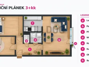 Prodej bytu 3+kk, Praha - Záběhlice, Bělčická, 54 m2