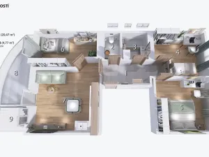 Prodej bytu 4+kk, Brno, Nivky, 85 m2