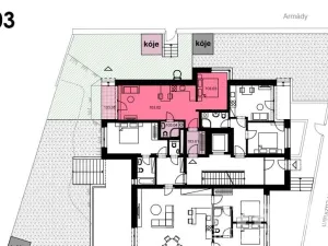 Prodej bytu 2+kk, Praha - Stodůlky, K Lužinám, 52 m2