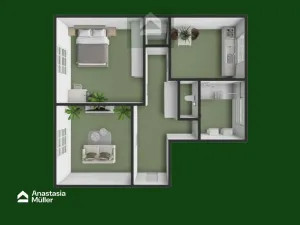 Pronájem bytu 2+1, Plzeň - Doudlevce, České údolí, 63 m2