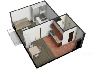 Pronájem bytu 1+1, Písek - Budějovické Předměstí, třída Přátelství, 38 m2