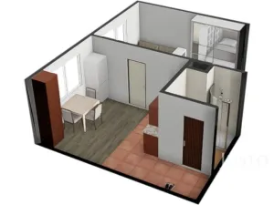 Pronájem bytu 1+1, Písek - Budějovické Předměstí, třída Přátelství, 38 m2