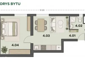 Prodej bytu 2+kk, Třinec, 34 m2