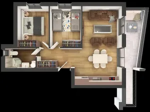 Prodej bytu 3+kk, Pag, Chorvatsko, 60 m2