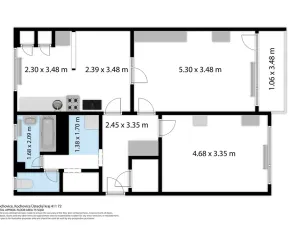Prodej bytu 2+1, Hoštka, Lužická, 68 m2