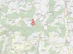 Prodej lesa, Zbýšov, 1719 m2