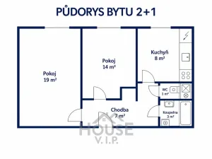 Prodej bytu 2+1, Praha - Letňany, Tupolevova, 52 m2