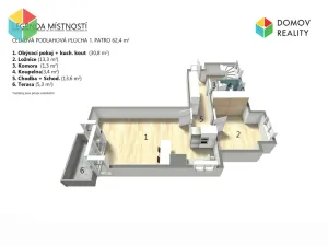 Pronájem bytu 4+kk, Beroun - Beroun-Město, Nad Paloučkem, 114 m2