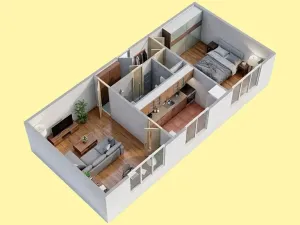Prodej bytu 2+1, Praha - Záběhlice, Bojanovická, 55 m2