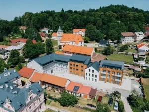 Prodej bytu 2+kk, Horní Planá, Náměstí, 47 m2