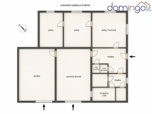 Prodej rodinného domu, Květná, 90 m2