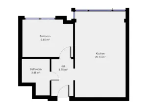 Pronájem bytu 2+kk, Praha - Troja, Olštýnská, 37 m2