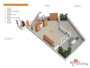 Prodej bytu 3+kk, Praha - Suchdol, Suchdolské náměstí, 101 m2