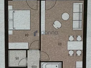 Pronájem bytu 2+kk, Praha, U plynárny, 56 m2