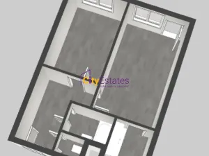 Prodej bytu 2+kk, Praha - Kobylisy, Chabařovická, 45 m2