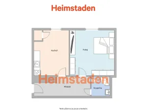 Pronájem bytu 1+1, Ostrava - Poruba, Budovatelská, 38 m2