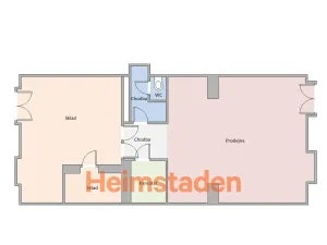 Pronájem obchodního prostoru, Havířov - Město, Hlavní třída, 81 m2