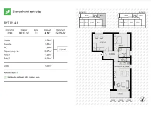 Prodej bytu 3+kk, Olomouc - Povel, Loudova, 80 m2
