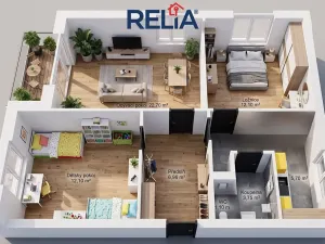 Prodej bytu 3+1, Tanvald, Radniční, 70 m2