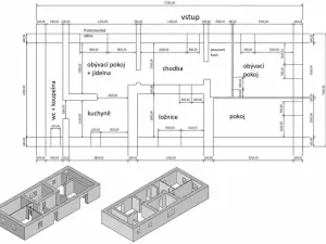 Prodej rodinného domu, Borovy, 500 m2