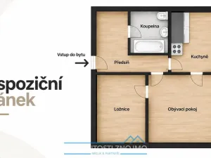 Pronájem bytu 2+1, Znojmo, Pražská, 56 m2