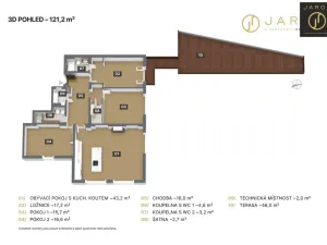 Prodej bytu 4+kk, Praha - Dejvice, V Šáreckém údolí, 129 m2