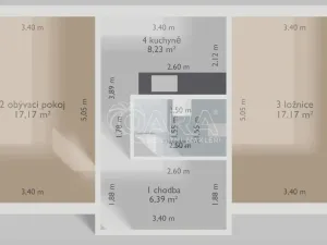 Prodej bytu 2+1, Ostrava - Poruba, Na Robinsonce, 52 m2