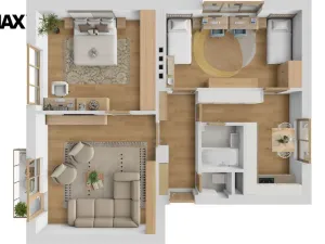 Prodej bytu 3+1, Trutnov - Horní Předměstí, Chodská, 63 m2