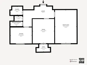 Pronájem bytu 2+1, Plzeň - Východní Předměstí, Francouzská třída, 56 m2