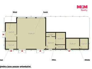 Pronájem výrobních prostor, Nepomuk - Dvorec, 378 m2