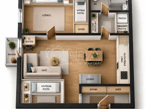 Prodej bytu 2+kk, Kladno - Kročehlavy, Generála Selnera, 42 m2