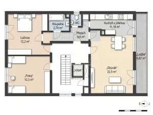 Prodej bytu 3+kk, Praha - Bohnice, Štětínská, 71 m2