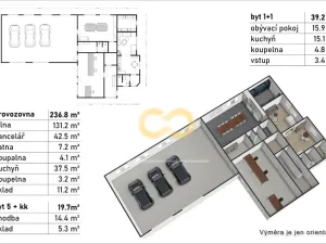 Prodej obchodního prostoru, Písek, U Hřebčince, 430 m2