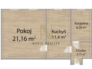 Pronájem bytu 1+1, Plzeň, Plzenecká, 42 m2