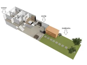Pronájem rodinného domu, Moravský Krumlov - Rakšice, N. J. Návesníka, 132 m2