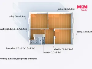 Prodej bytu 3+1, Klatovy - Klatovy III, 64 m2