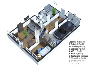 Prodej bytu 5+kk, Tišice, Hasičská, 120 m2